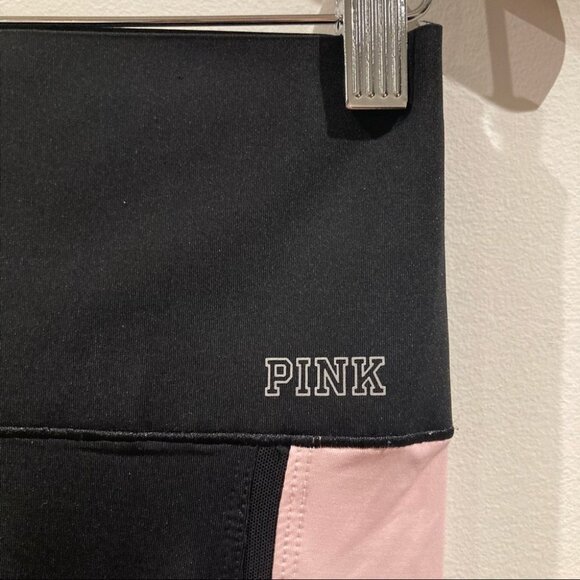 PINK Sz S By Victoria’s Secret High Rise Bonded Multi-Colour Leggings - Picture 3 of 8